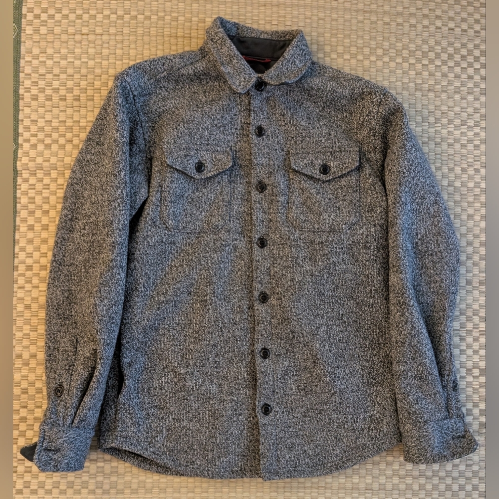 Edgevale North Coast Shirt Jacket Gray Men's Size Medium Made in USA